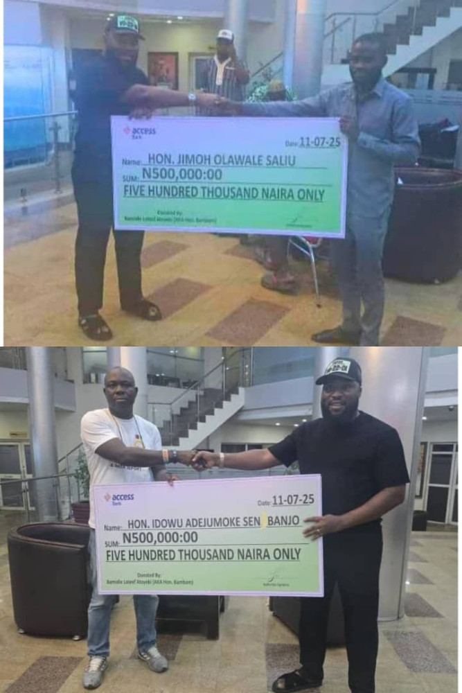 ‎Lagos LGA Polls: Hon. Bambam Sparks Momentum with Cash, Campaign Boost for APC  ‎