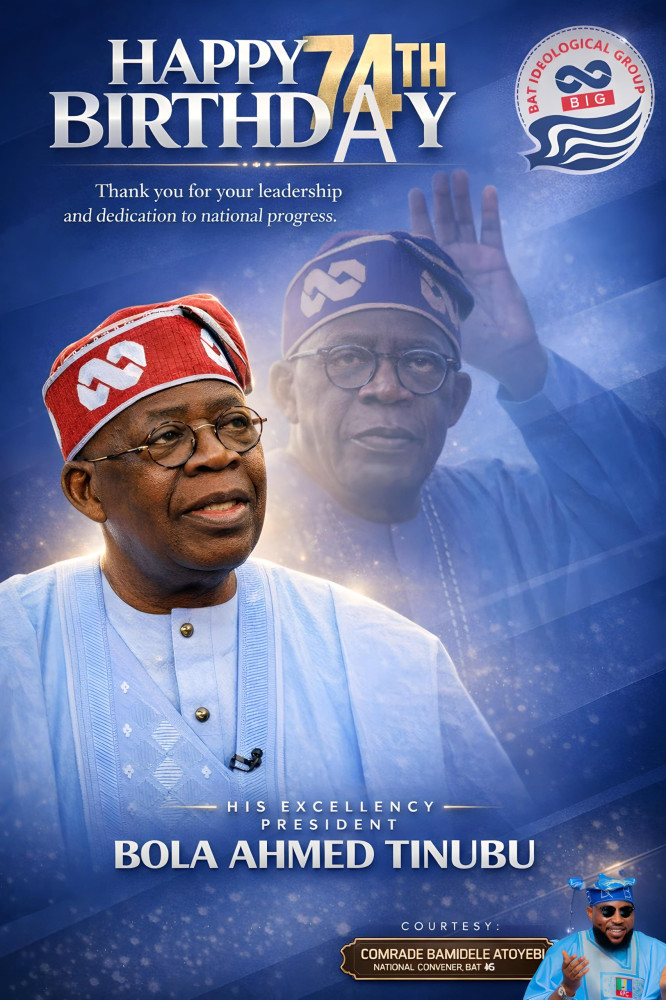 Avatar Tinubu @74 Aging Like Fine Wine